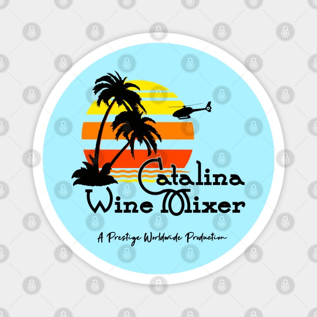 Sunset in Catalina Island Wine Mixer Magnet by zadaID